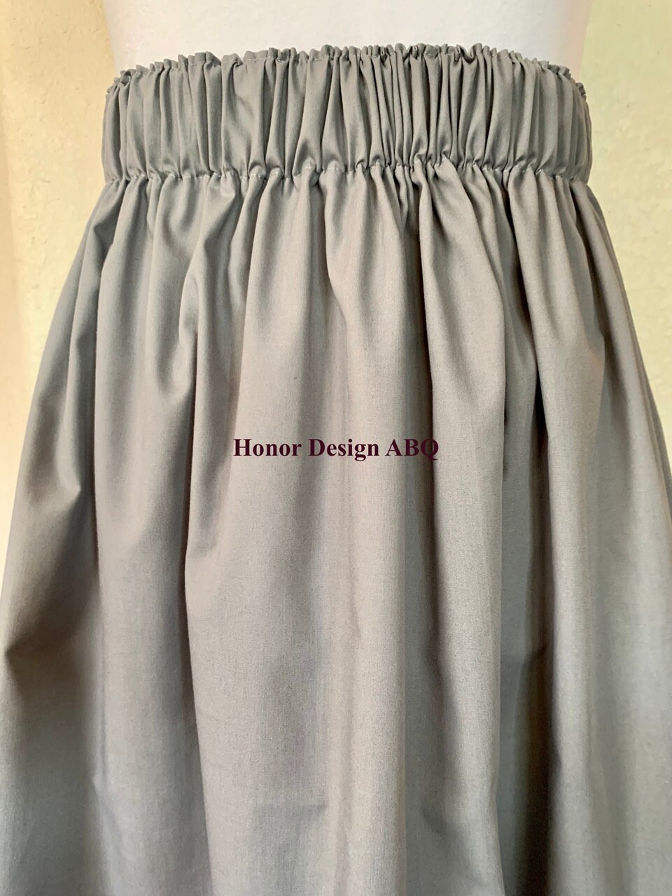 Traditional Ribbon Skirt - the Chromatic Collection - Steel Grey