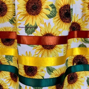Sunflower Pattern(Skirt Aron) main image 1