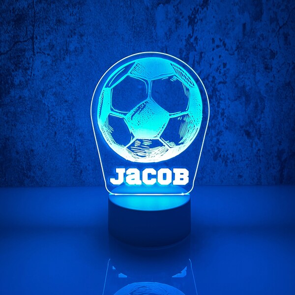 Soccer Lamp Etsy