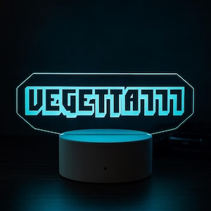 Personalisierte Leuchtlampe Gamertag / Gamer Geschenk Leucht Leuchte Leuchte / Leucht Leuchte für Gamer Für den spielenden Papa/Kid