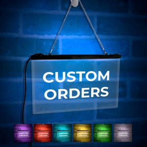 Custom LED Name Light | Mechanic Personalized LED Sign | LED Night Light | Light up Sign |Home Bar Neon Signs/ Custom neon sign/ 7 Colors