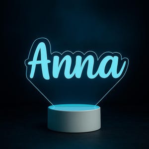 Custom Name LED Night Light - Personalized Touch, Bedroom, Kids Room, Event Decor, Party Atmosphere, Remote Control Included