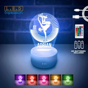 Skateboard LED Night Light - Personalized Remote Control, Perfect for Skateboarding Enthusiasts, Urban Vibes & Unique Gifts!