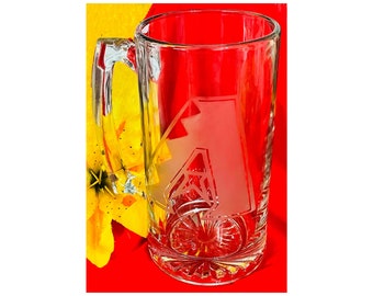 Arizona Diamondbacks 16 Ounce or 26 Ounce Glass Beer Mug, MLB Gifts, Engraved Glass Personalized Gifts