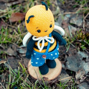Bee crochet pattern. Amigurumi bee pattern. Cute crochet bee pattern. zdjęcie 10