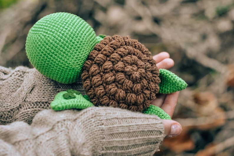 Schildkröte Häkelmuster. Amigurumi Schildkröten Schnittmuster. Niedliches gehäkeltes Schildkrötenmuster. Amigurumi Spielzeug Schnittmuster. Spielzeug Häkelanleitung. Bild 4