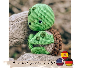 Haakpatroon schildpad. Amigurumi-schildpad (pdf-patroon).