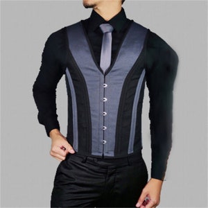 Mens corset waistcoat cheap