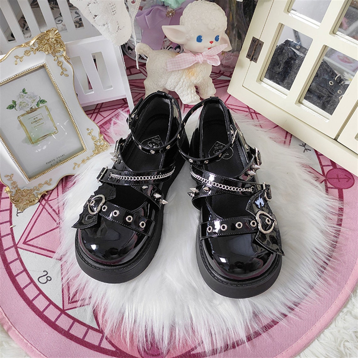 platform goth sneakers