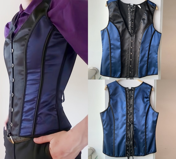 Buy Mens Corset,gentleman Costume Waist Trainer Corset Vest Men Corset Top  Sleeveless Corset Suit Jacket Corset Men Lace up Corset Gift for Him Online  in India 