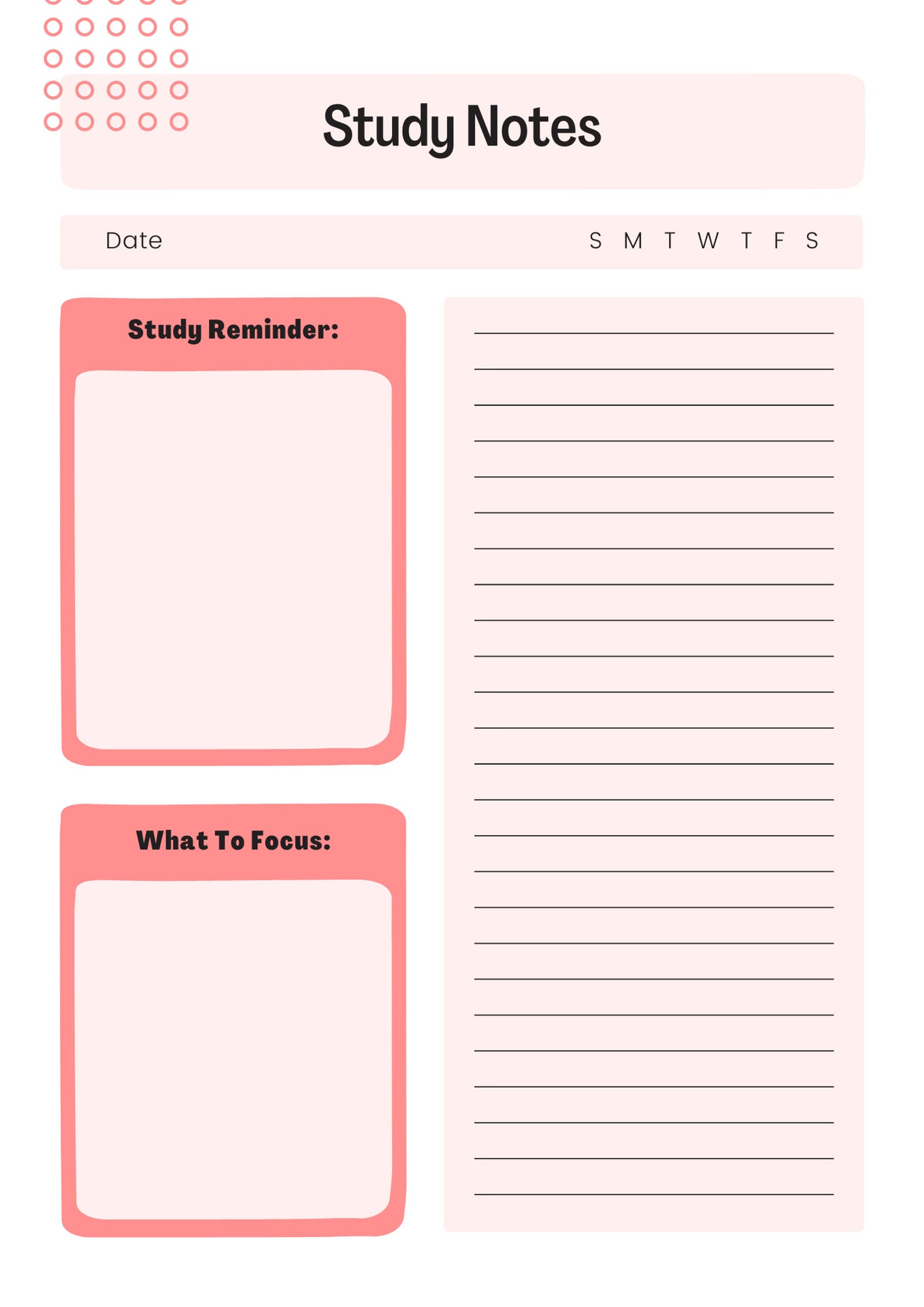 Student Planner Printable | Study Planner | Study Organizer | College ...
