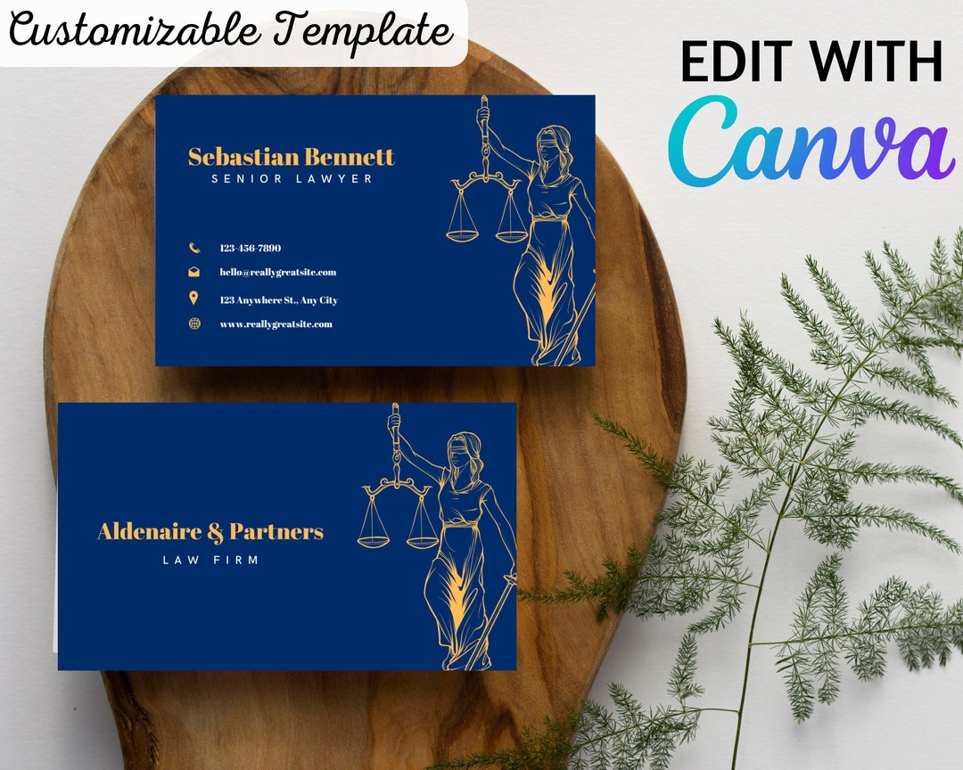 Business Card Template, Editable Business Card, Minimalist Business