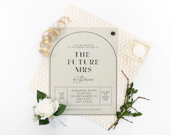 Simple Minimal Wedding Invitation Template, Elegant Wedding Invitation Template Download, Simple wedding invitation, EDITABLE invite