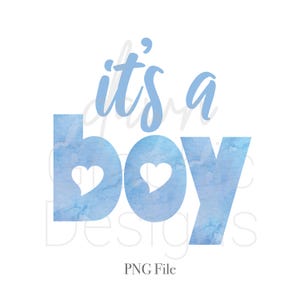 It's a Boy PNG, geslachtsbekendheid, blauwe aquarel It's a Boy png, babyaankondiging, Welcome Baby Boy, Coming Home-aankondiging babyjongen png