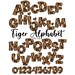Tiger Print Lettering, Animal Print Alphabet Letters, PNG Letters ...