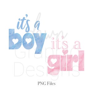Es una niña PNG Es un niño PNG, revelación de género, género del bebé en acuarela PNG, anuncio de bebé, bienvenido bebé, anuncio de bebé que llega a casa