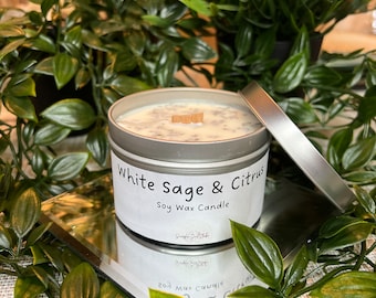White Sage & Citrus Candle - 8 oz