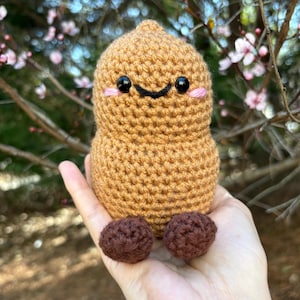 Crocheted Peanut Pal! Handmade and designed by Sweet Amy Designs