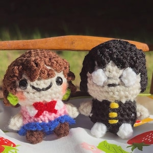 MADE TO ORDER! Crocheted Momo or Okarun plush! Dandadan amigurumi blorbos