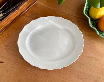 Bandeja de servir inglesa blanca vintage
