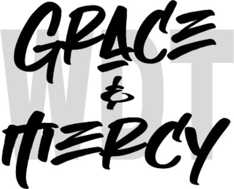 Grace and Mercy SVG Etsy