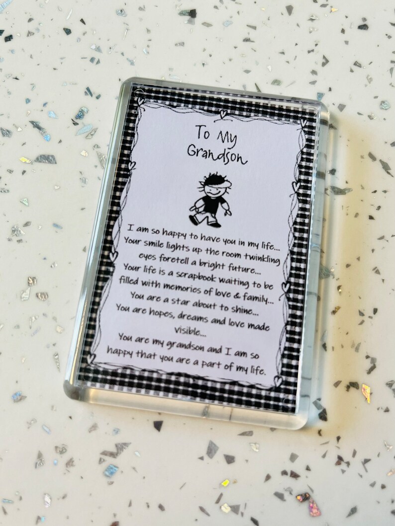 Granddaughter / Grandson Poem Fridge Gift. Etsy