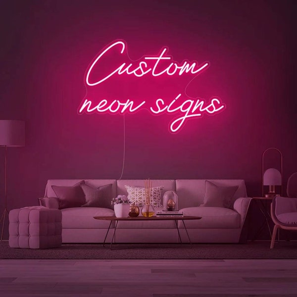 Custom Neon Sign Etsy Canada