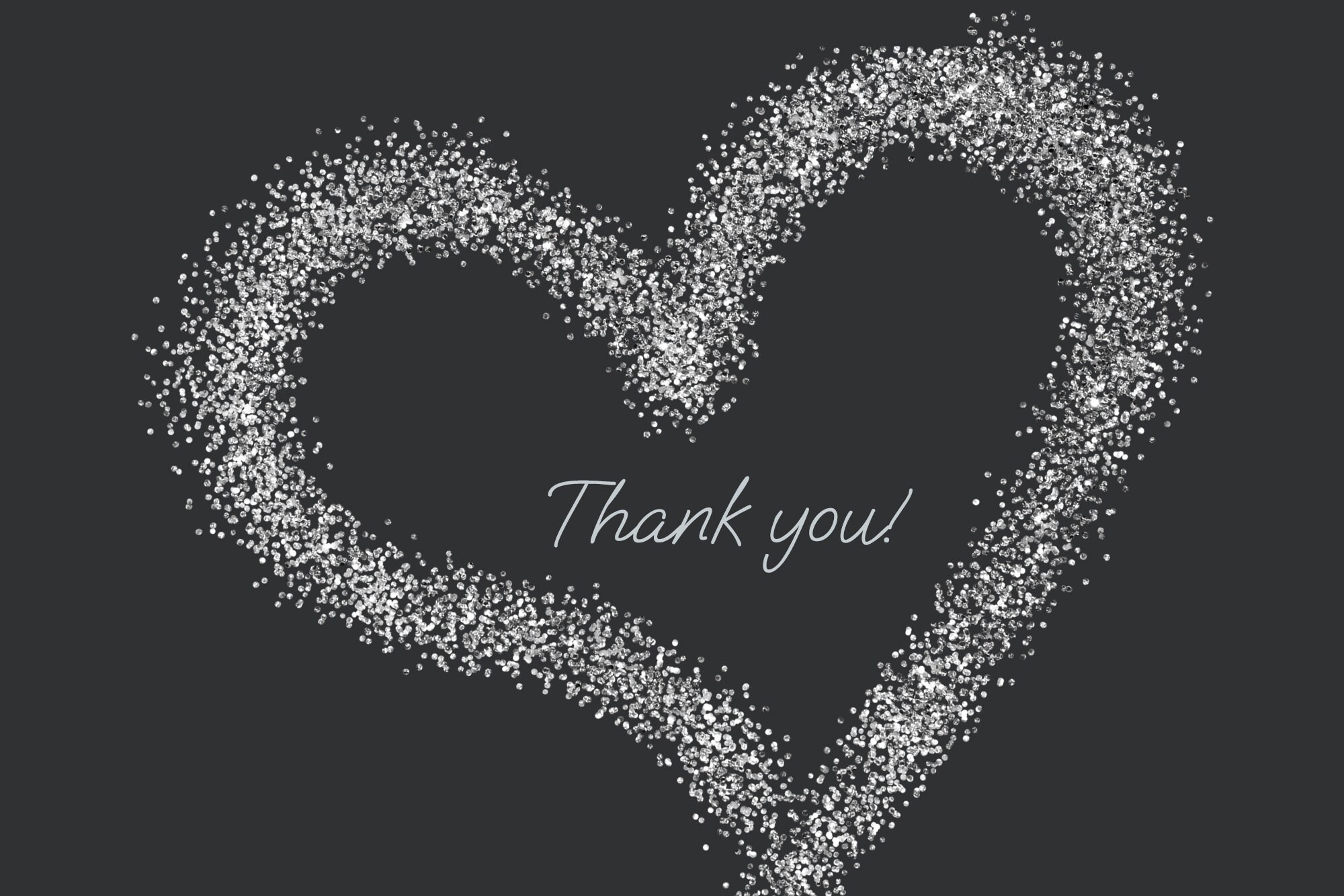 Glitter Heart Png Clipart. Silver Glitter Overlay Heart Frame Png ...