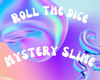 Mystery Roll the Dice Slime // Individual Mystery Slime // 4 oz // 120ml // Slime NZ // Melvie Slime