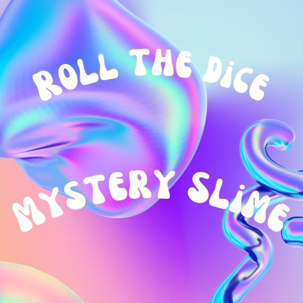 Mystery Roll the Dice Slime // Individual Mystery Slime // 4 oz // 120ml // Slime NZ // Melvie Slime