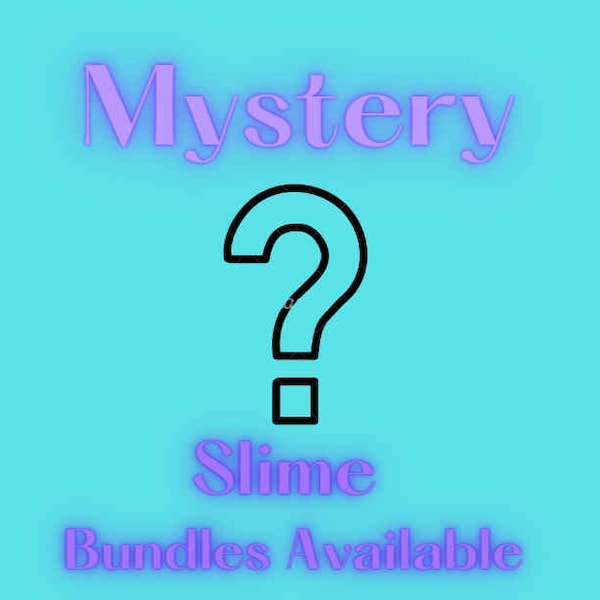 Mystery Slime // Bundles Available // Mystery Slime Box // 4 oz // 120ml // Multipack// Slime NZ // Melvie Slime