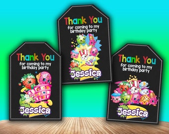 Shopkins Thank You - Etsy