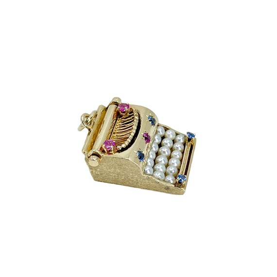 Vintage Cash Register Natural Ruby Sapphire Seed Pear… Gem