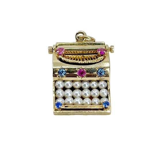 Vintage Cash Register Natural Ruby Sapphire Seed Pear… Gem