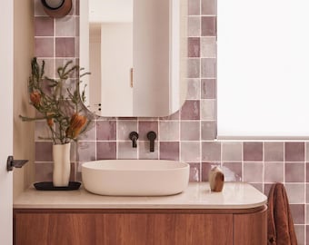 Thicker 3D Red Peel and Stick Wall Tiles: 3D Square Vinyl Tile, Waterproof (10pcs)