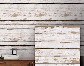 3D Wood Texture Wall Panels Self-Adhesive, Lightweight PVC Wall Covering Stickers,10 Sheets