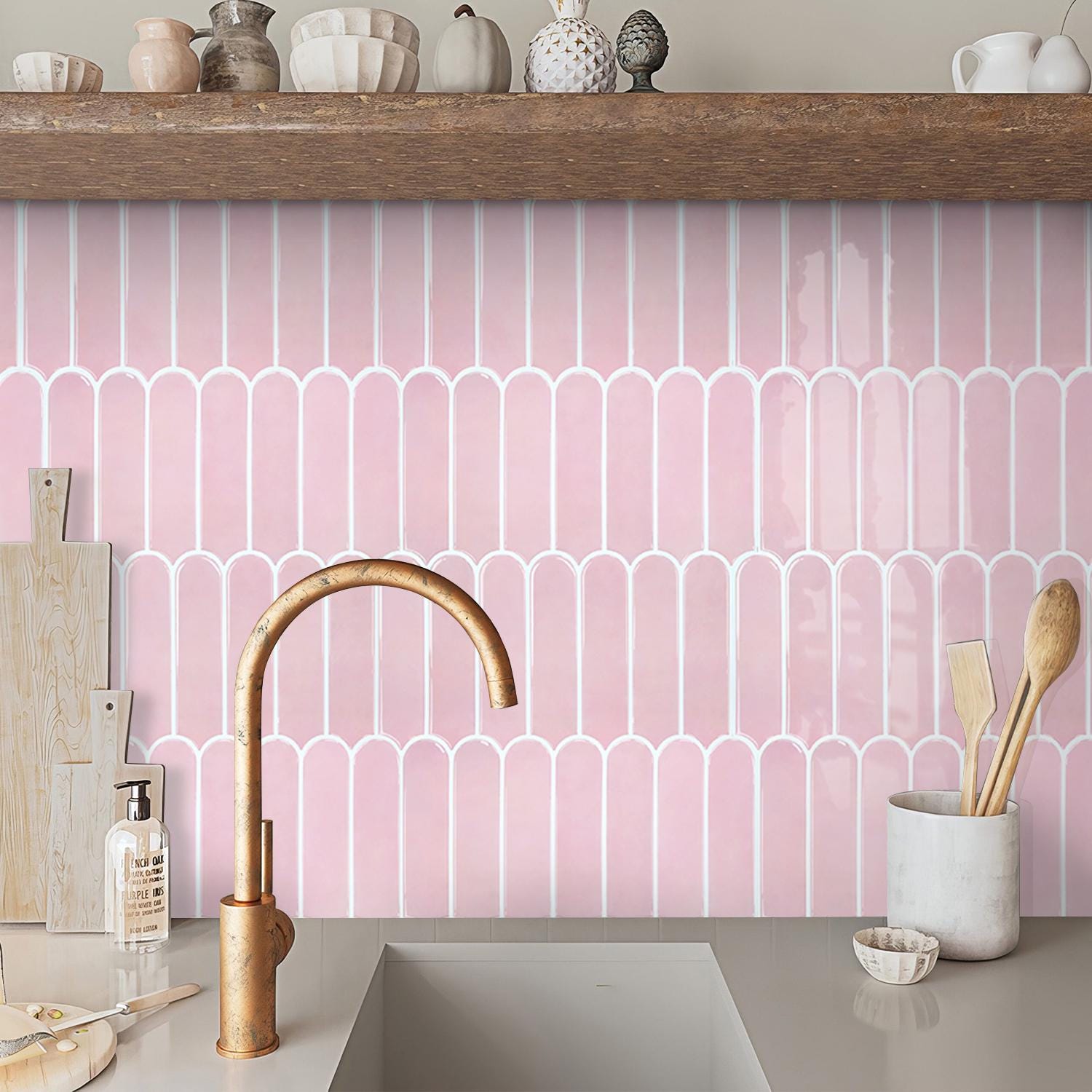 Piastrelle Adesive 3D Per Cucina E Bagno – 10 Pezzi Da 30x30 Cm In PVC Impermeabile, Effetto Rilievo