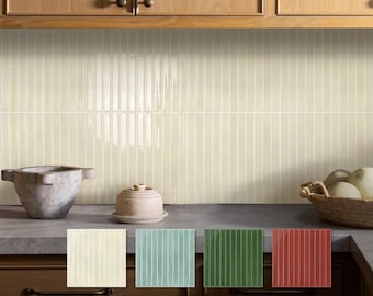 Peel and Stick Backsplash Tile: 3D Vinyl Kitchen Backsplash, Waterproof, Removable (10 Pcs)