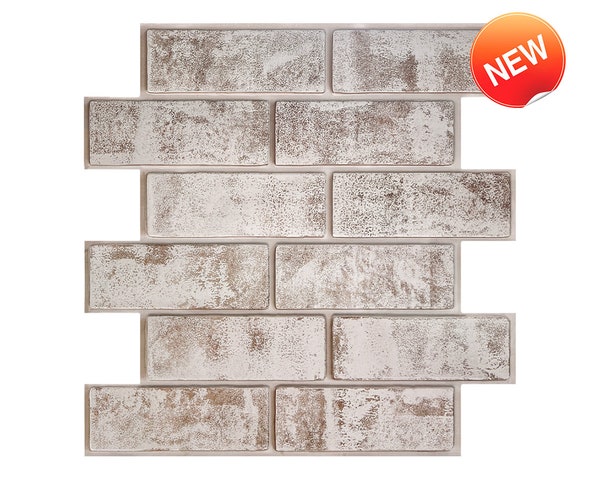 Brick Effect Wallpaper Mural Faux Brick Wall Mural - Etsy