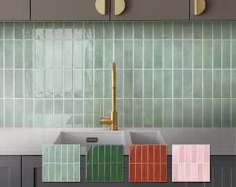 Peel and Stick Backsplash Tile: 3D Vinyl Kitchen Backsplash, Waterproof, Removable (10 Pcs)