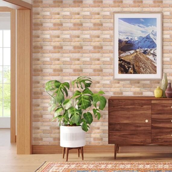 Faux brick wall tiles discount