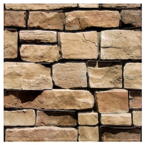 3D Stone Texture Self-Adhesive Wall Panels, Lightweight PVC Decorative Tile Wall Sticker, 10 Sheets