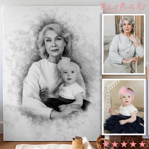 Add Loved One to Photo - Gift for Loss of Loved One - Memorial Portrait for Deceased Mom Father - Remembering Passed Away Loved One