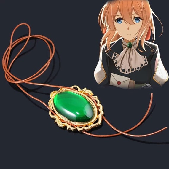 Anime Necklace Charm Necklace 14k Solid Gold Necklace pendant