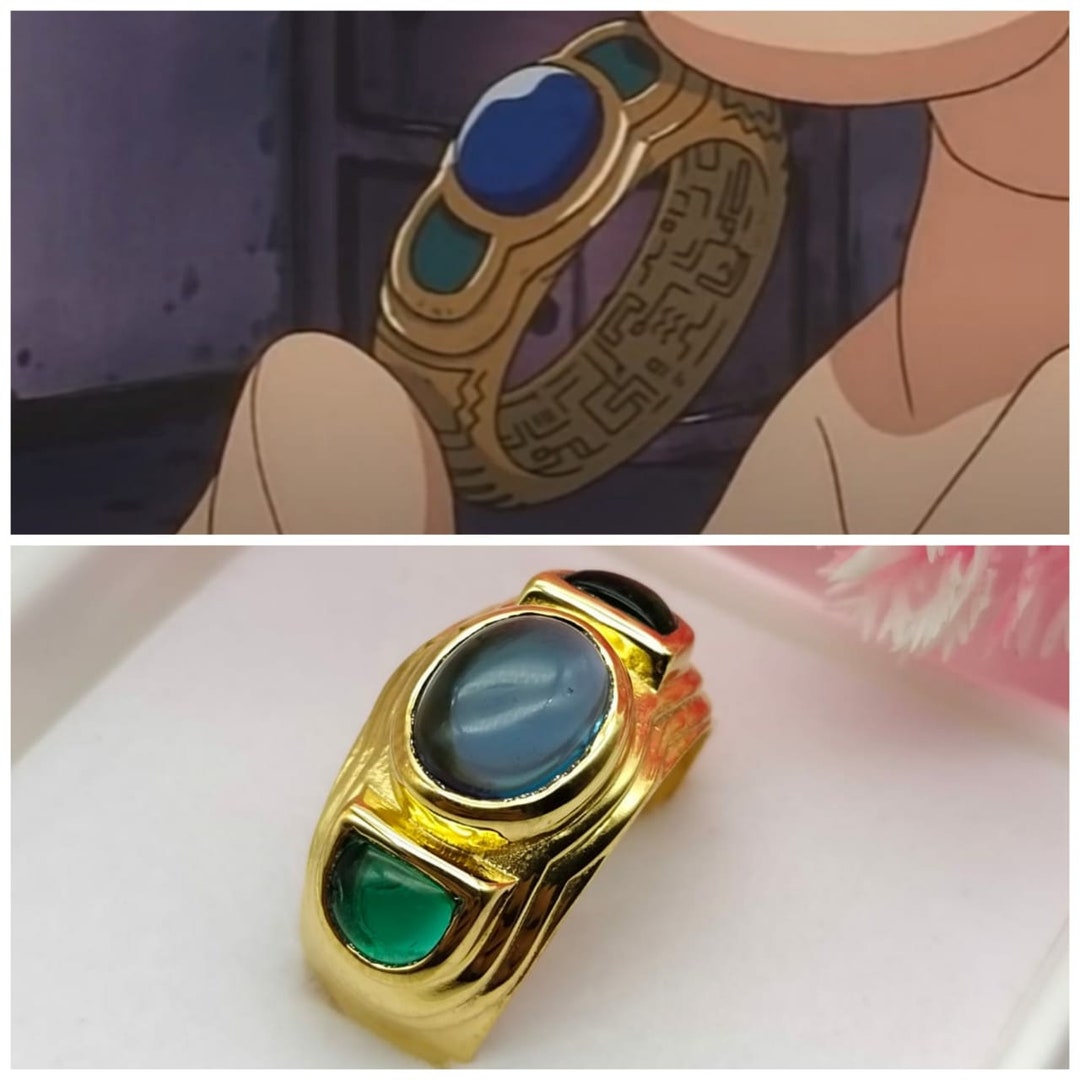 Anime Ring, 925 Sterling Silver Ring, G Island Ring, Anime Cosplay