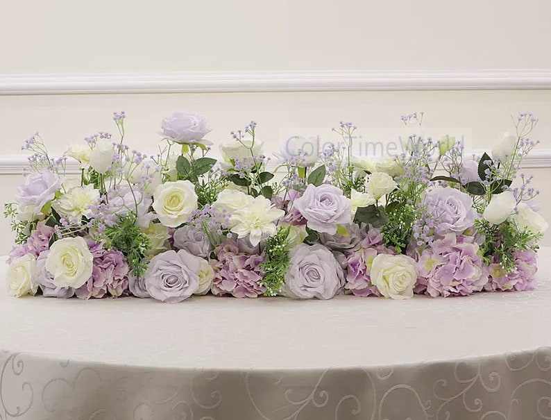 Silver Grey Baby Breath Flower Garland Wedding Floral Etsy