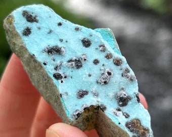 A+ Grade Sugar Druzy Chrysocolla | Beautiful Sparkly Raw Specimen | Natural Healing Crystals | Sent from the Isle of Mull - Scotland