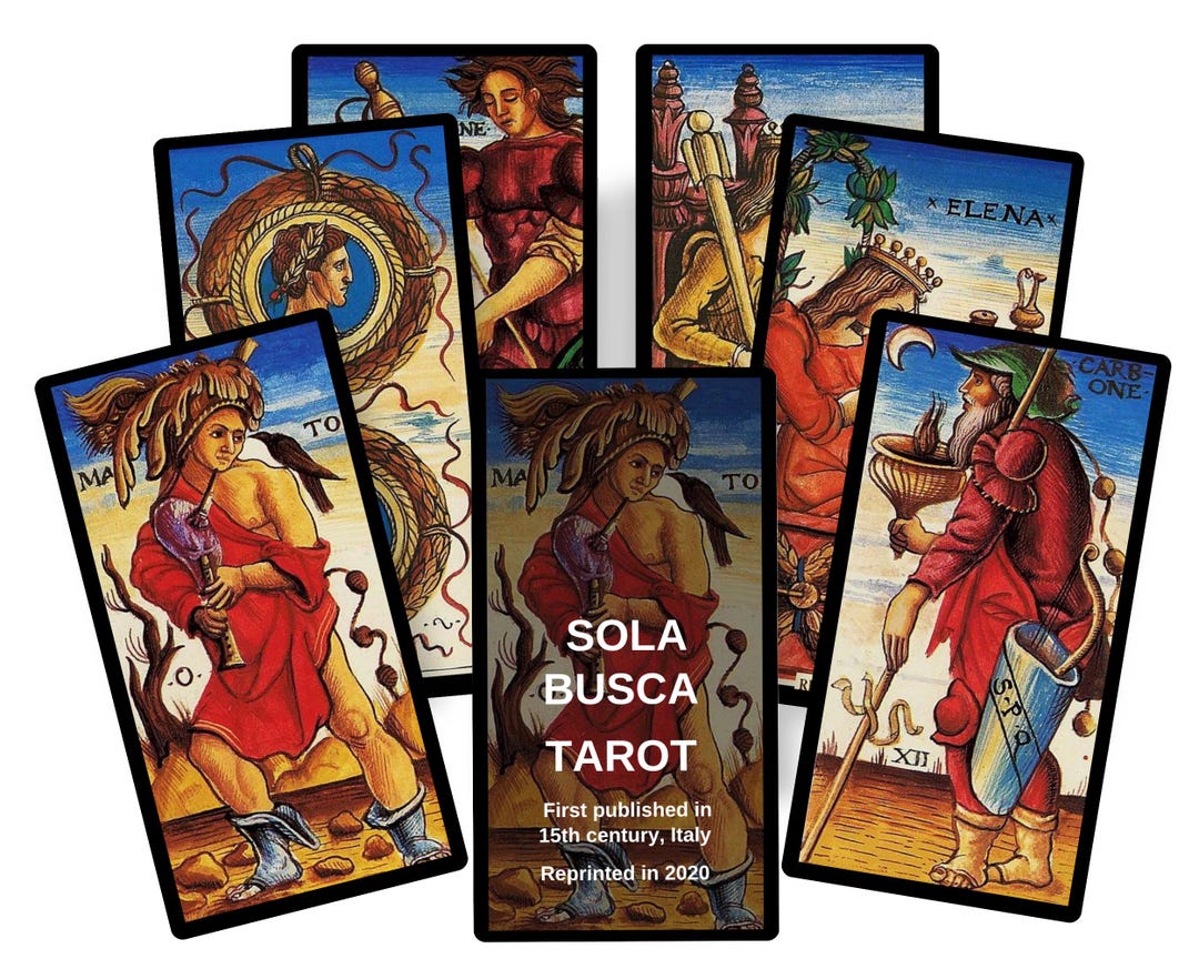 【超希少・絶版】Sola Busca Tarot 開封済み未使用 正規品・直輸入】 タロットカード ソラ ブスカ タロット ミュージアム