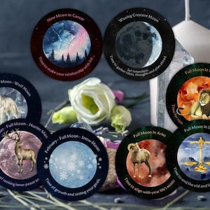 Deck oracle Magic Moon Timing. Cartes oracle prédictions lunaires image 1