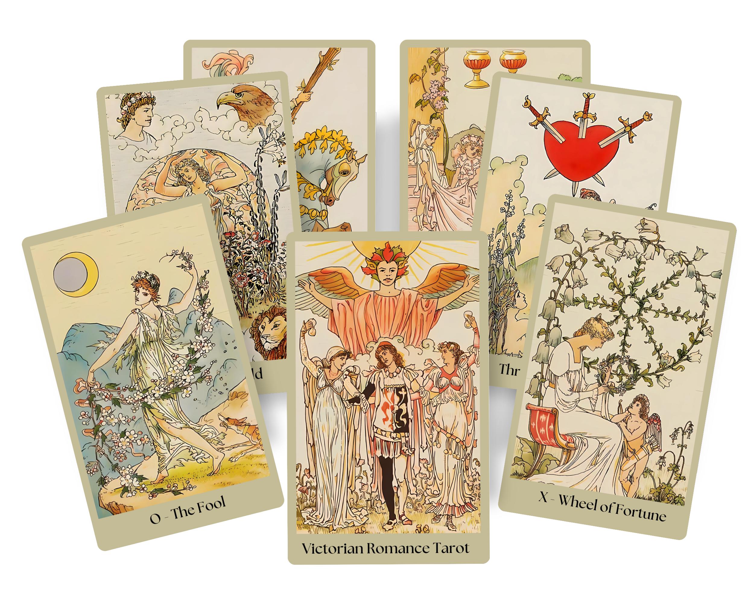 The Victorian Romantic Tarot Deck - Etsy